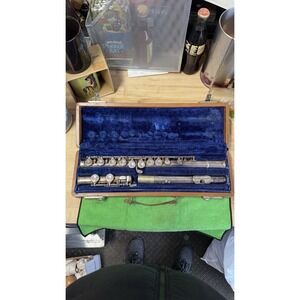 Vintage Aulos Flute Made in Japan w/ Case – For Repair or Parts